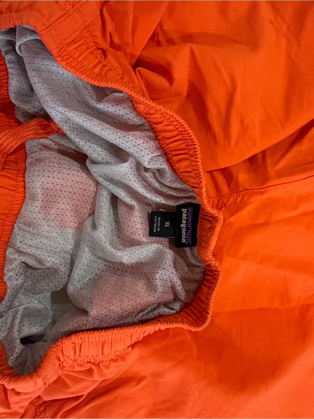 Patagonia Baggies Shorts Kids XL (14-16) Orange Swim Trunks